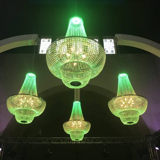 Lustre LED à louer — économie d'énergie